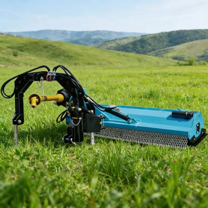 Agrostar  Mulczer Kosiarka bijakowa tylno boczna AGROSTAR ALP140 + WOM transport