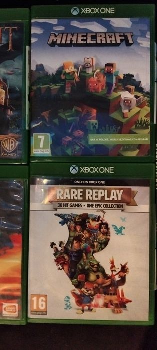 Gry na xbox one od 10zł do 40zł za sztukę
