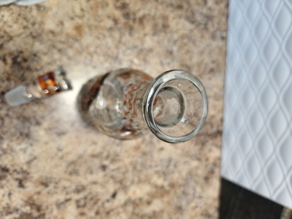 Karafka kryształowa przedwojenna