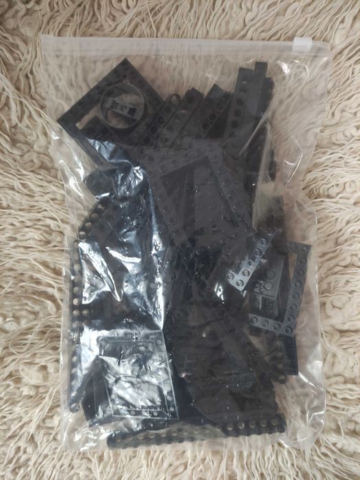 Конструктор lego, чорні деталі