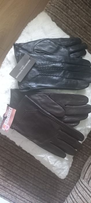 Rekawice skórzane meskie