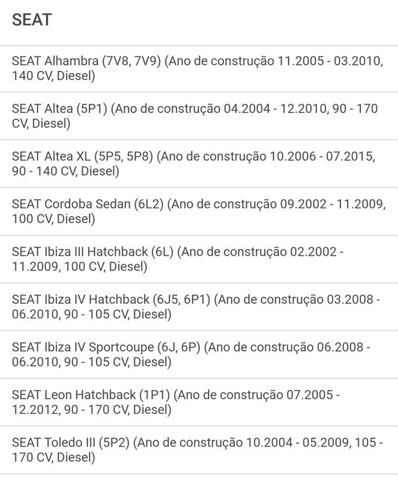 Vela incandescência VW AUDI SEAT SKODA
