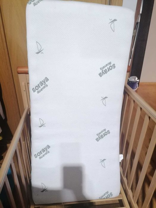 Cama criança TRAMA, colchão de Fibra de Oleovera, hipoalergenico.