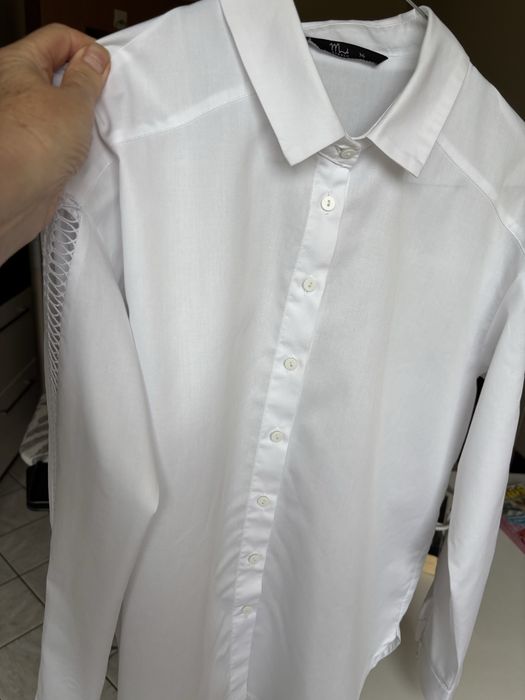 Biała , elegancka  koszula . Makalu . 36 r.