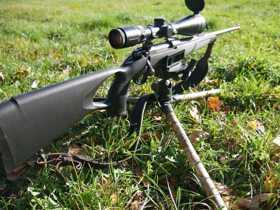 Pastorał myśliwski stabilny trójnóg strzelecki ze wspornikiem MYŁKUS