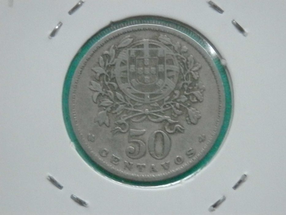 1441 - República: 50 centavos 1929 alpaca, por 2,00