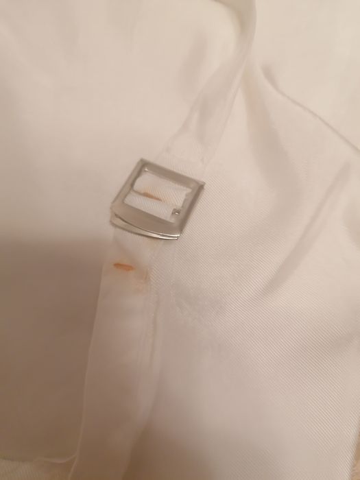 Kamizelka ślubna z musznikiem, ecru, rozm. 48