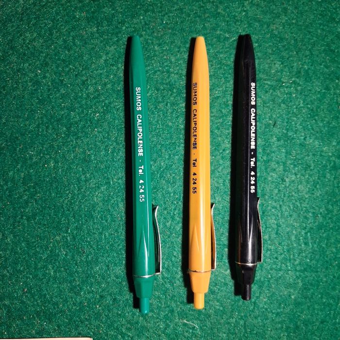 3 canetas Refrigerantes Vinicola Calipolense