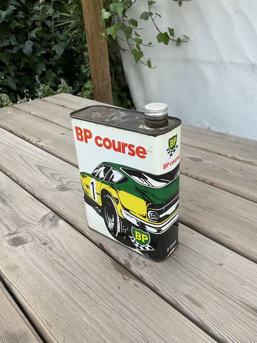 Lata oleo bp vintage