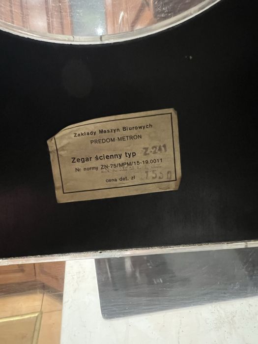 Zegar ścienny PREDOM-METRON Typ Z-241