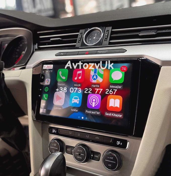 Магнитола PASSAT B6 B7 B8 CC Volkswagen VW Пассат USA CarPlay Android 16