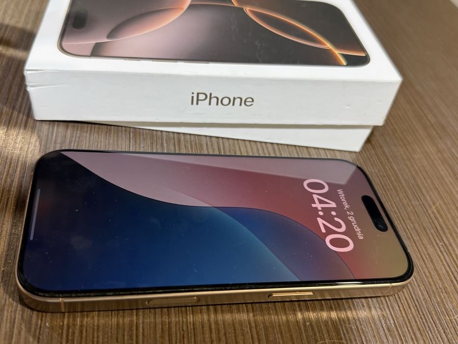 Iphone 16 pro 128gb ideał ,  oryg pudełko , etui