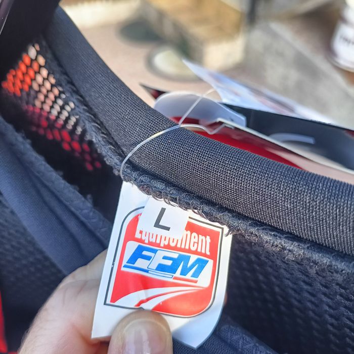 Equipamento de motocross