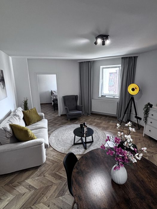 Przestrzenne klimatyczne mieszkanie w Bytomiu