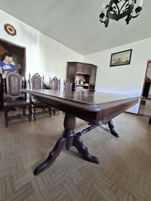Mesa sala + cadeiras