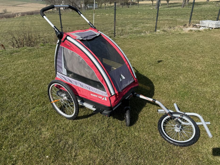 Przyczepka rowerowa Nordic Cap Explorer 2 w 1