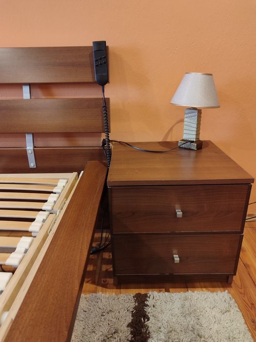 Meble zestaw łóżko do sypialni stelaż elektryczny