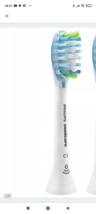 Końcówka do szczoteczki elektrycznej Philips Sonicare C3 Premium Plaq