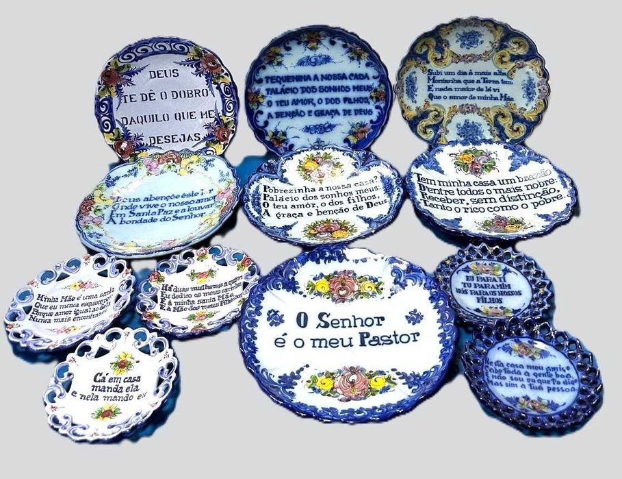 Pratos falantes, loiça tradicional de Alcobaça