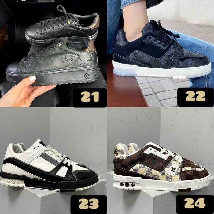 Кросівки Louis Vuitton різних кольорів | Унісекс | Розміри 36 - 45