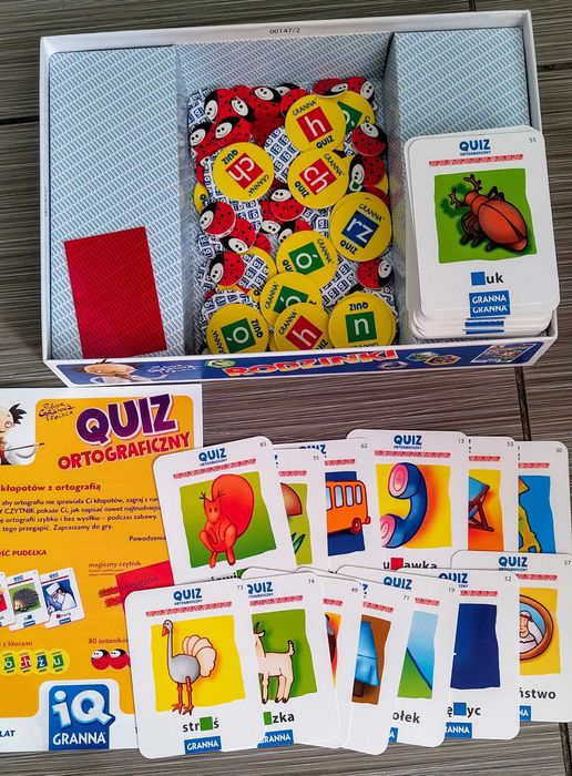 Mój pierwszy quiz ortograficzny GRANNA gra obrazkowa