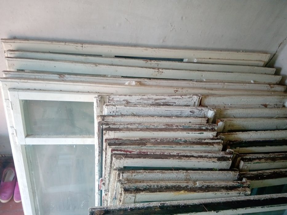 Рами віконні, засклені з кватирками, б/в