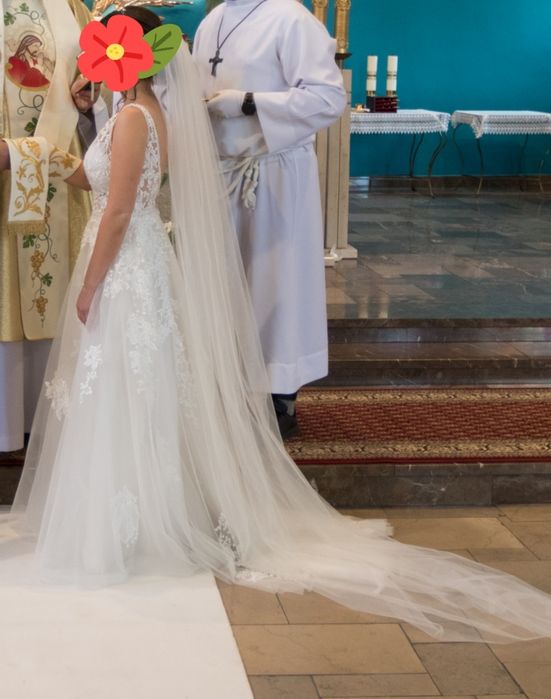 Suknia ślubna + welon