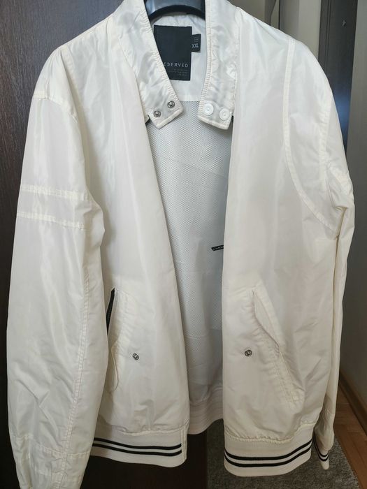 Kurtka męska , biała rozmiar XL