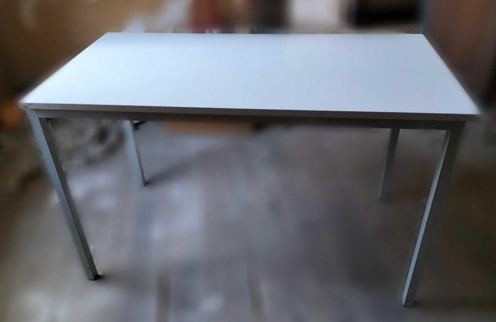 Secretária Retangular Branca