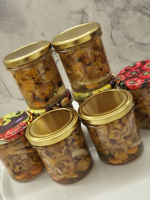 Kurki marynowane grzyby w zalewie miodowej 350 ml