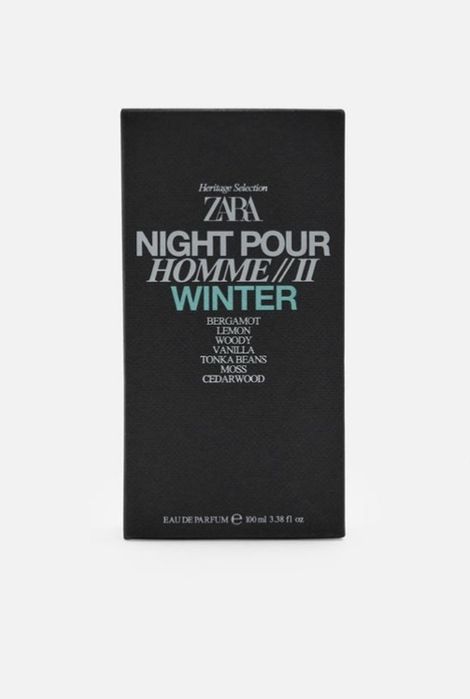 NIGHT Pour Homme II WINTER EDP 100ML Zara NOVO