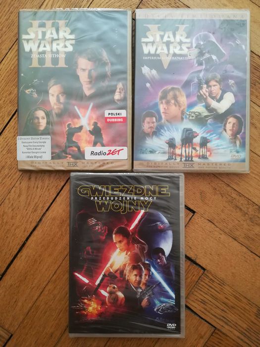 Star Wars Gwiezdne Wojny DVD Imperium kontraktuje Zemsta Sithów