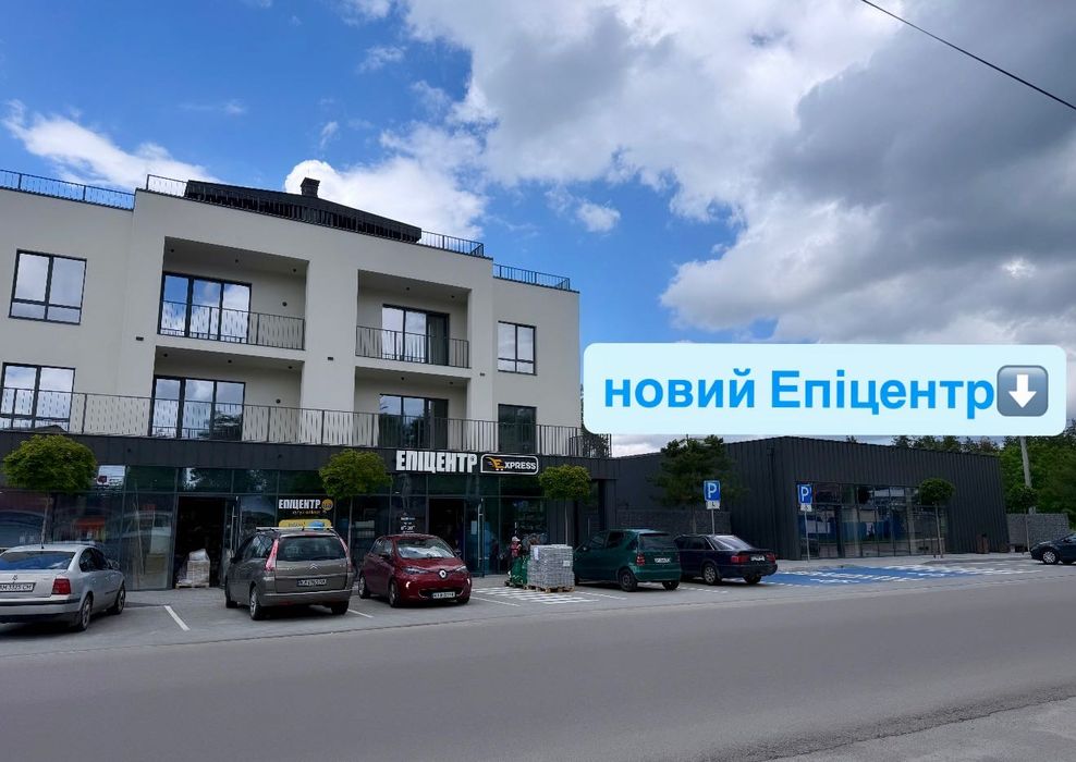 Оренда ПРОДАЖ приміщення 103м2  Глеваха ФАСАД