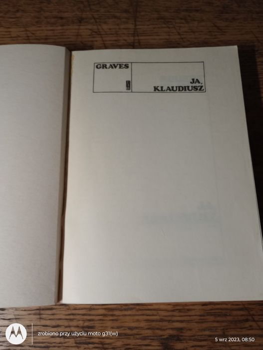 Ja, Klaudiusz. Robert Graves