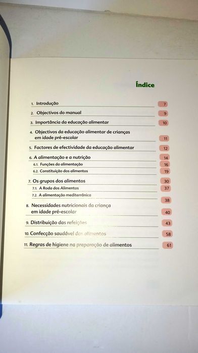 Manual para uma alimentação saudável em Jardins de Infância