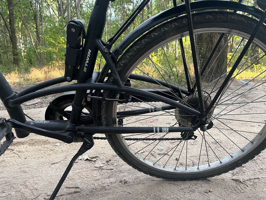 Rower miejski czarny