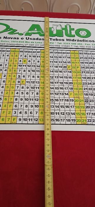 Calendário de secretária de 2008