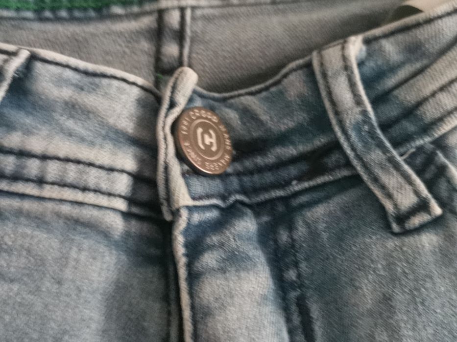 Spodnie Jeansowe CroppW: 28 L: 32 jasne