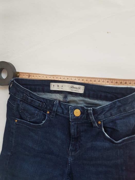 Jeansy  Denim Co. granat, 36/34