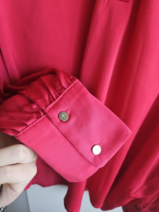 Elegancka bluzka r.42 XL dekolt V