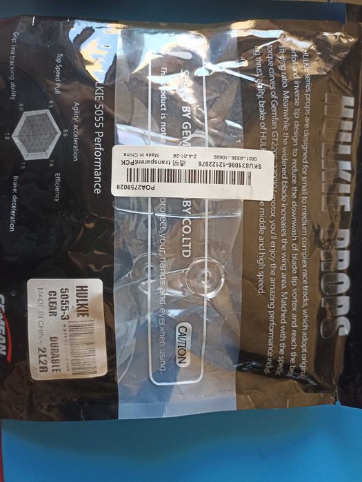 Gemfan Propellers: 2 Sets of 5" + 1 Set of 6" — NEW64740668465027121