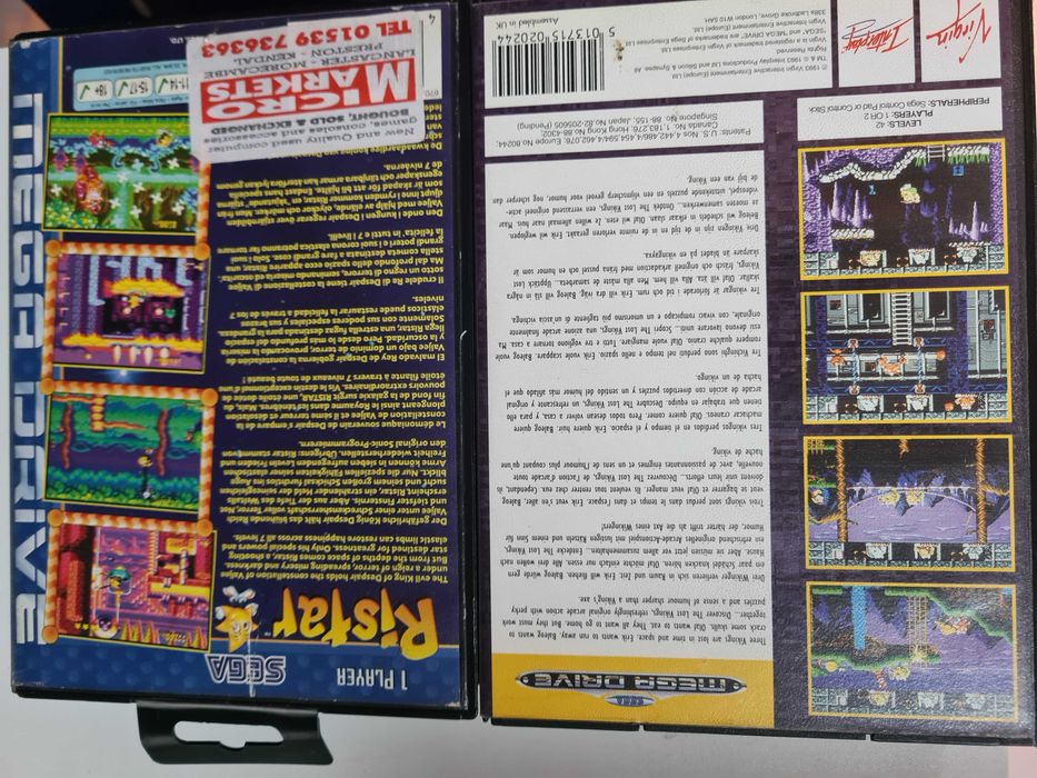Jogo megadrive ristar e the lost vikings