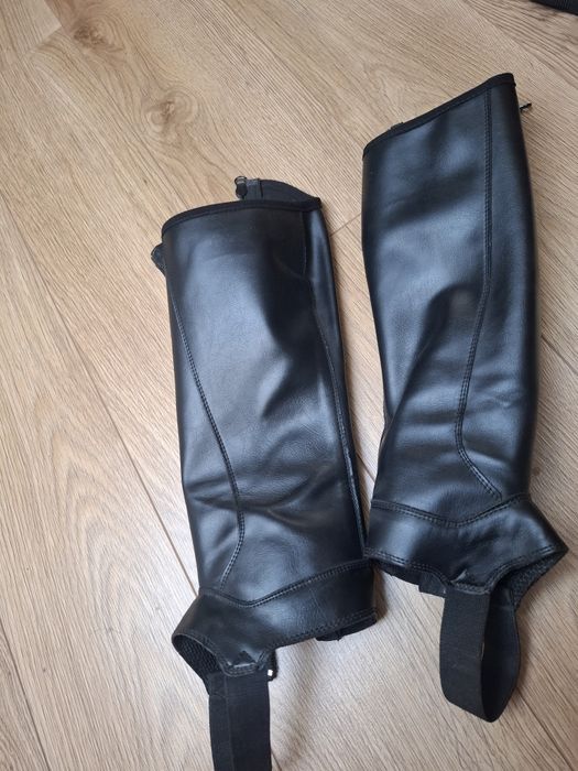 czapsy i rekawiczki skorzane fouganza