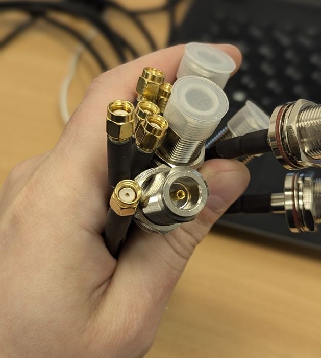 Виготовлення пігтейлів на різних роз'ємах SMA QMA N-TYPE MMCX IPEX1