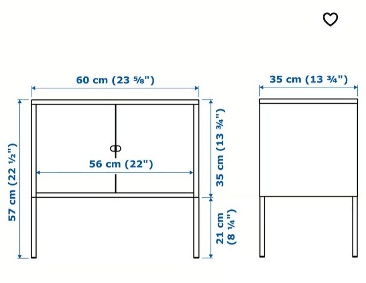 Móvel metálico Ikea