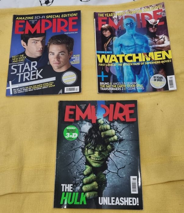 11 Revistas Empire de Coleçâo em Inglês  ver fotos