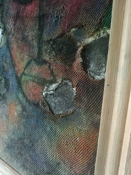 Obraz olejny "AUTOPORTRET" Stanisława Poskrobki. ORYGINALNY. 50 x 70 cm