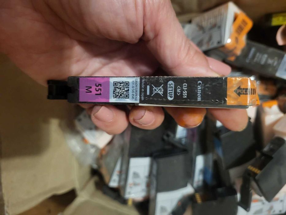 Оригинальні картриджі Canon PGI-550 (пігмент black) + CLI-551 CMYK