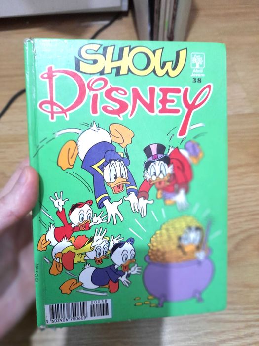 Livro Vintage de BD Show Disney Número 38 Coleção Anos 90