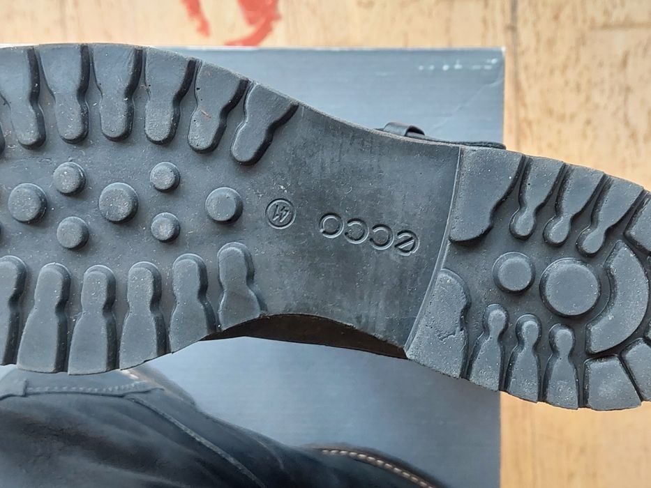Зимні Черевики ботинки Ecco чорні 40-41